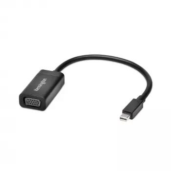 Kensington VM1000 Mini DisplayPort na VGA adaptér, 0,14 m, Mini DisplayPort 1.2, VGA, konektor samec, konektor samica, 1920 x 1080 pixelov