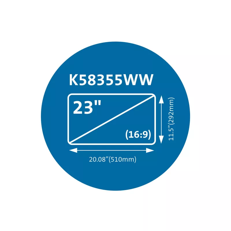 Kensington MagPro magnetický filter na ochranu súkromia pre monitory 23″ (16:9)