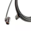 Kensington MicroSaver® Keyed Twin zámok na notebook, 2,2 m, okrúhly kľúč, oceľ