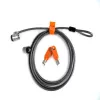 Kensington MicroSaver® Keyed Twin zámok na notebook, 2,2 m, okrúhly kľúč, oceľ