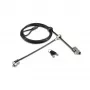 Kensington slim NanoSaver 2.0 Dual Headed Lock, Kensington, kľúč, uhlíková oceľ, strieborná, čierna