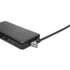 Kensington slim NanoSaver 2.0 Dual Headed Lock, Kensington, kľúč, uhlíková oceľ, strieborná, čierna