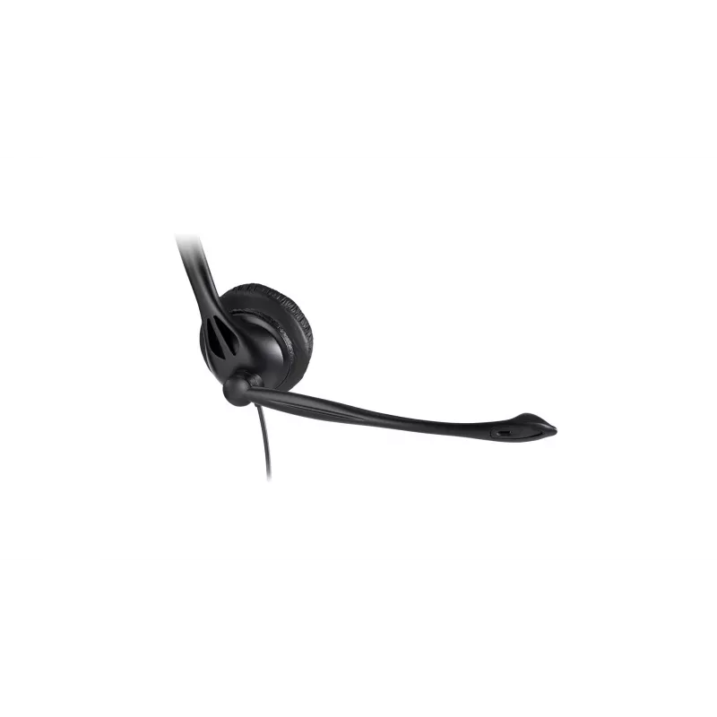 Kensington USB mono headset s inline ovládacími prvkami, káblový, kancelária/call centrum, headset, čierna