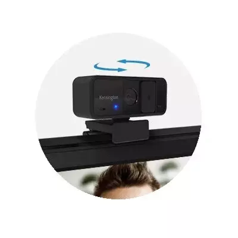 Kensington W1050 1080p webkamera s pevnou ohniskovou vzdialenosťou a širokouhlým objektívom