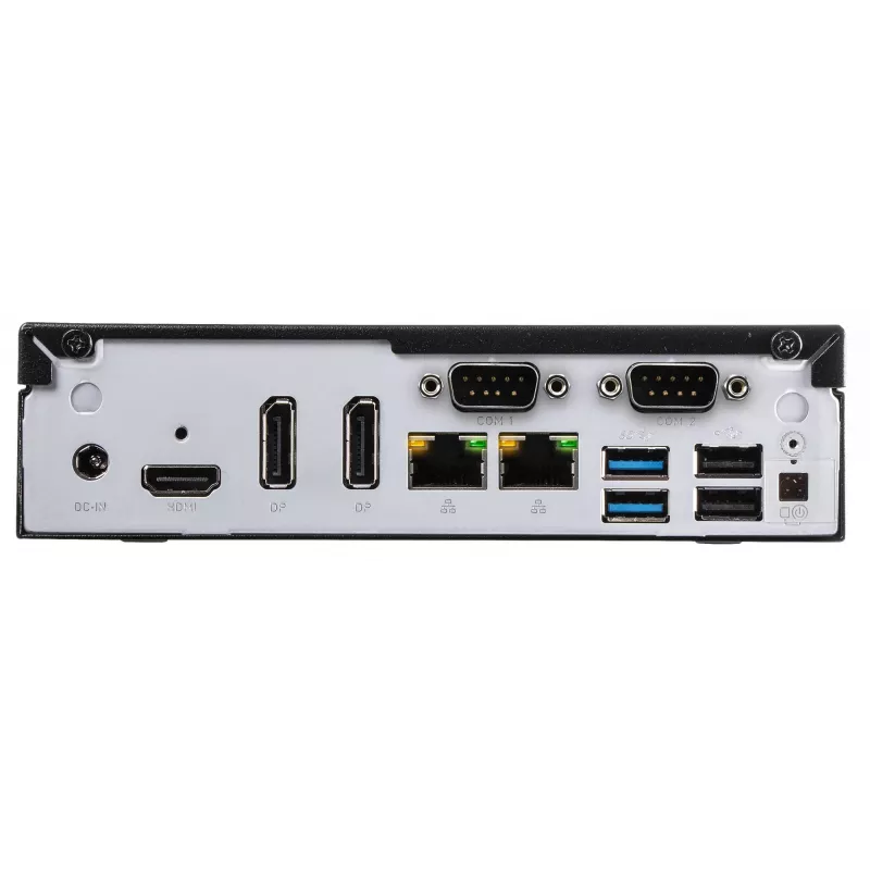 Shuttle tenký PC DH610, S1700, 1x HDMI, 2x DP, 1x 2,5 palca, 2x M.2, 2x LAN (Intel 1G + 2.5G), 2x COM, 24/7 nepretržitá prevádzka, vrátane VESA