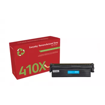Everyday™ azúrový repasovaný toner od Xerox, kompatibilný s HP 410X (CF411X), vysoká výdrž
