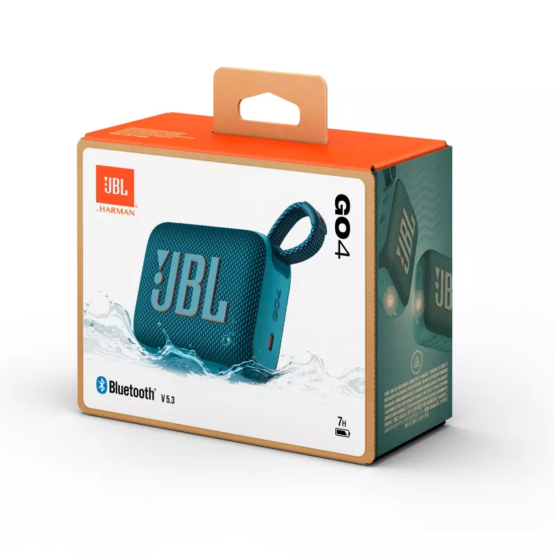 JBL Go 4 Mono prenosný reproduktor modrý 4,2 W