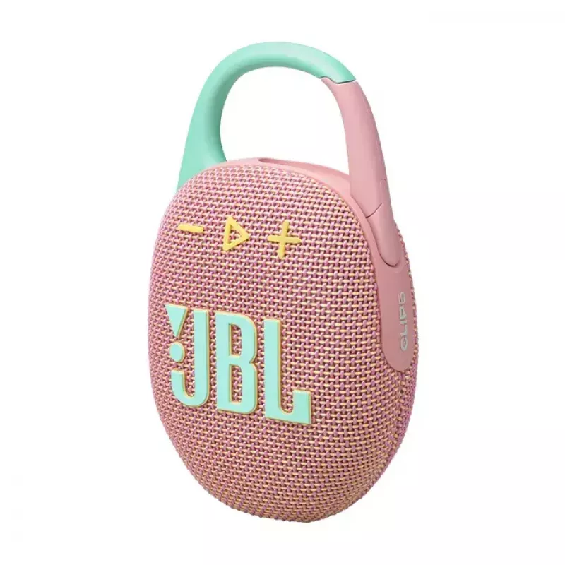 JBL Clip 5 prenosný Bluetooth reproduktor, ružový