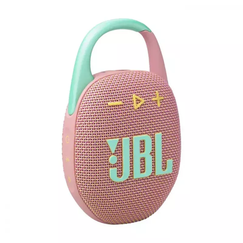 JBL Clip 5 prenosný Bluetooth reproduktor, ružový