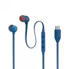 JBL Tune 310C USB headset káblový in-ear hovory/hudba USB Type-C modrý