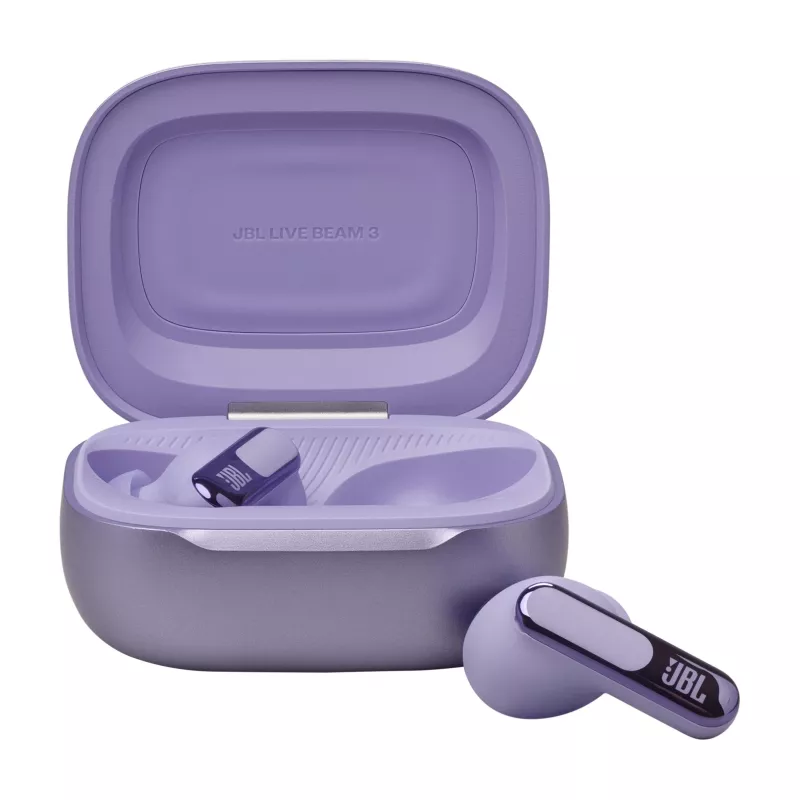 JBL Live Beam 3 headset bezdrôtový in-ear hovory/hudba/šport/každodenné použitie Bluetooth fialový