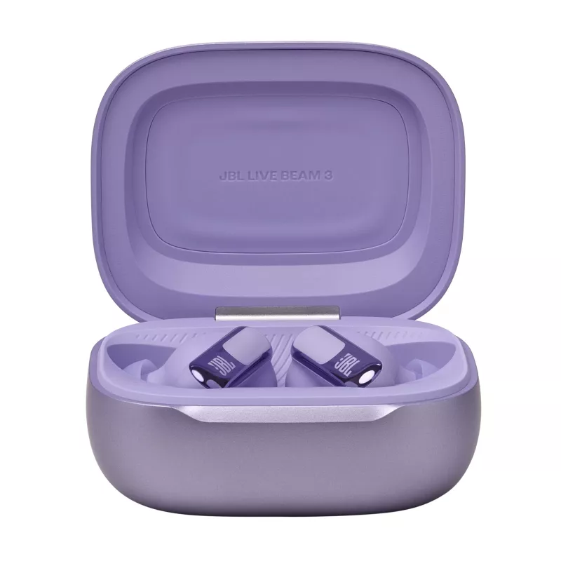 JBL Live Beam 3 headset bezdrôtový in-ear hovory/hudba/šport/každodenné použitie Bluetooth fialový