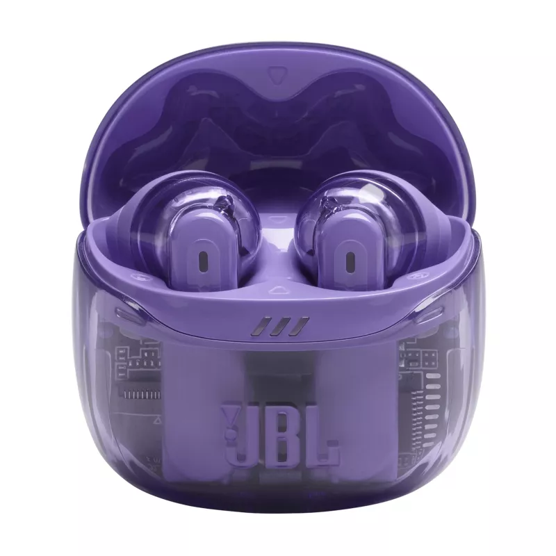 JBL Tune Flex 2 Ghost Edition headset True Wireless Stereo (TWS) in-ear hovory/hudba Bluetooth fialový