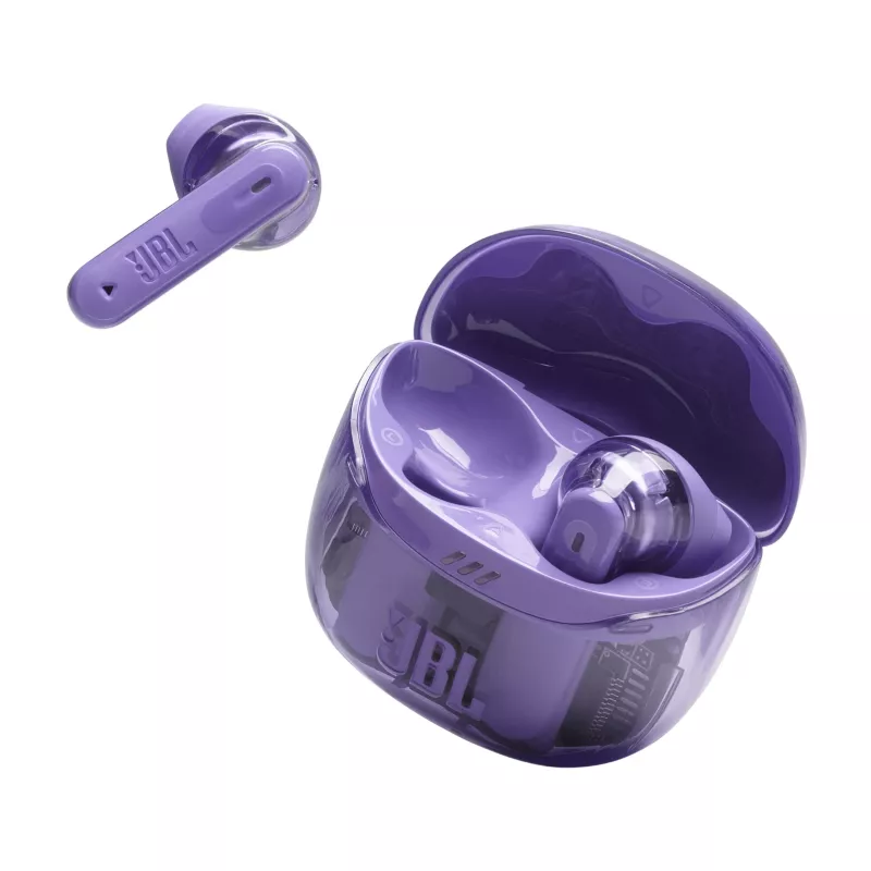 JBL Tune Flex 2 Ghost Edition headset True Wireless Stereo (TWS) in-ear hovory/hudba Bluetooth fialový