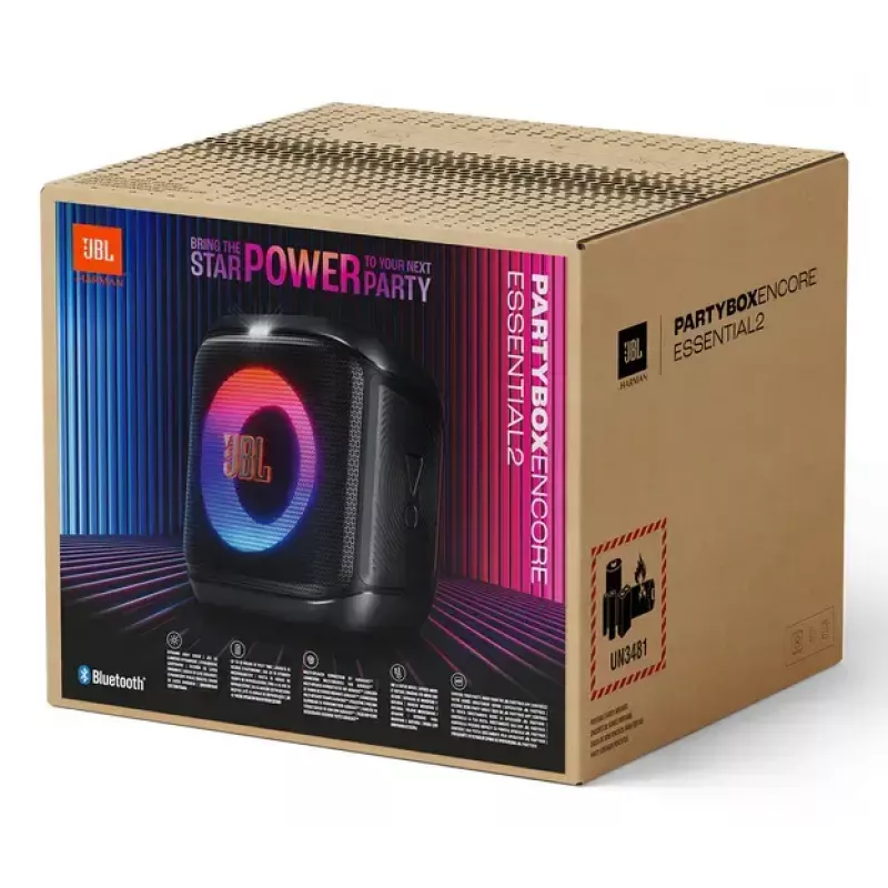 JBL PartyBox Encore Essential 2 párty reproduktor čierny 100 W
