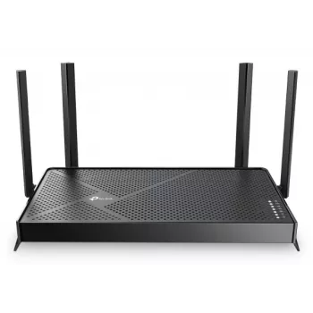 Stolný WLAN router TP-Link EB210 Pro – Dualband 2,4/5 GHz, Wi‑Fi 7 (802.11be), 2,5 Gigabit Ethernet, 5 LAN portov, USB, čierny