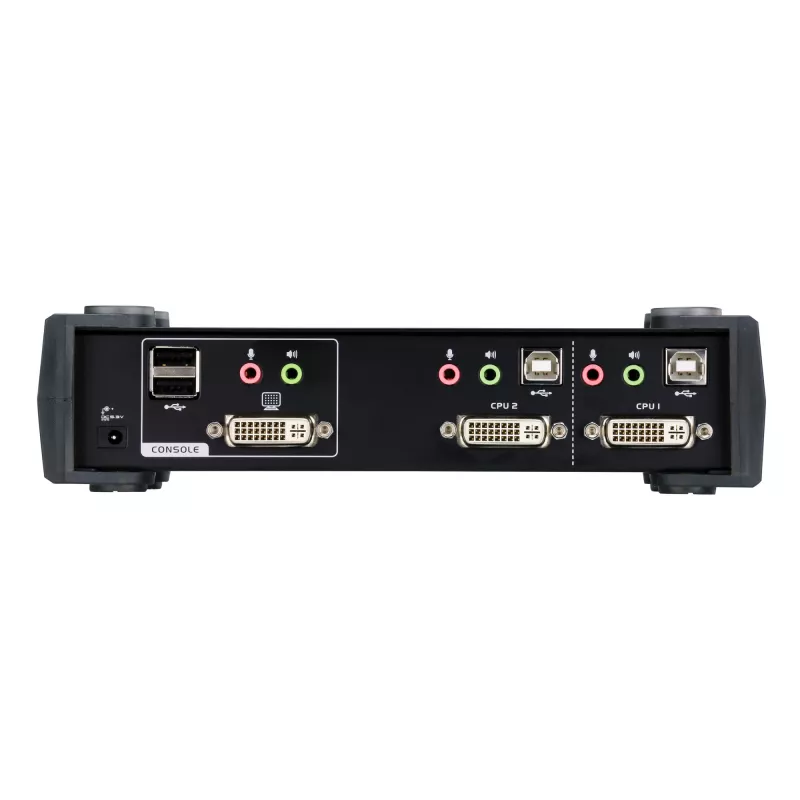 ATEN CS1762A KVM prepínač čierny