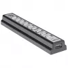 USB hub Manhattan USB-A 10-portový, 480 Mbit/s, čierny