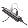 USB hub Manhattan USB-A 10-portový, 480 Mbit/s, čierny