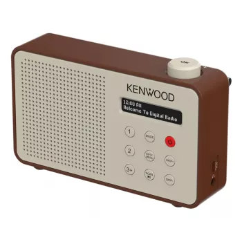 Kenwood CRM25DABT prenosné digitálne rádio mokka