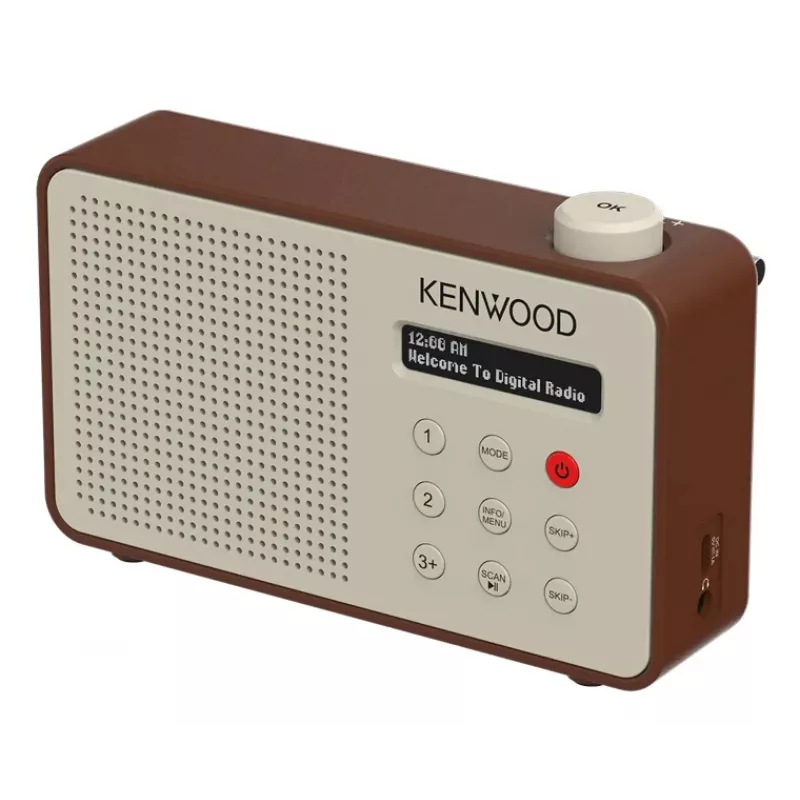 Kenwood CRM25DABT prenosné digitálne rádio mokka