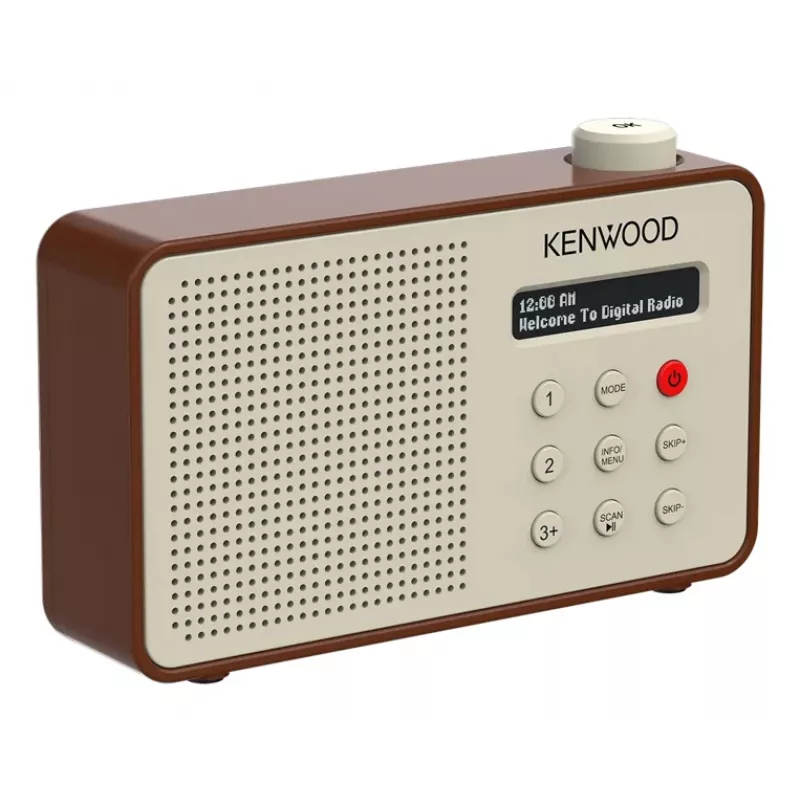 Kenwood CRM25DABT prenosné digitálne rádio mokka