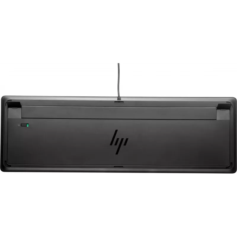 HP USB Premium klávesnica, full-size (100 %), káblová, USB, membránová, čierna