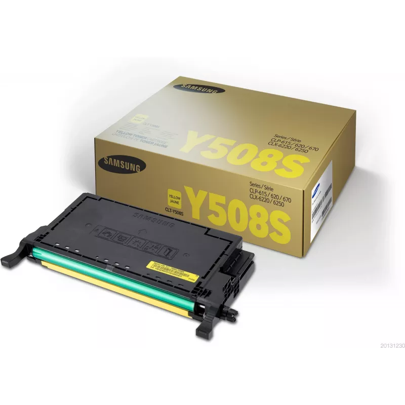 Žltý toner Samsung CLT-Y5082S – farebná laserová tlač, 2000 strán, 1 kus