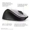 HP ENVY Rechargeable Mouse 500, obojručná, laserová, RF Wireless, 1600 DPI, čierna, sivá