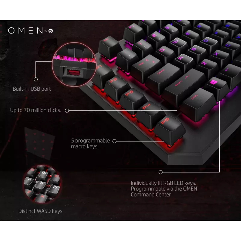 HP OMEN by Sequencer klávesnica