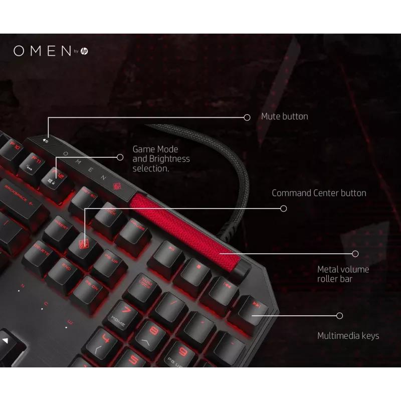 HP OMEN by Sequencer klávesnica