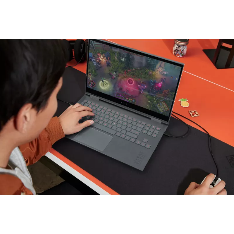 HP OMEN by Reactor myš, pravá ruka, optická, USB Type-A, 16000 DPI, 0,2 ms, čierna