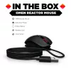 HP OMEN by Reactor myš, pravá ruka, optická, USB Type-A, 16000 DPI, 0,2 ms, čierna