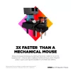 HP OMEN by Reactor myš, pravá ruka, optická, USB Type-A, 16000 DPI, 0,2 ms, čierna