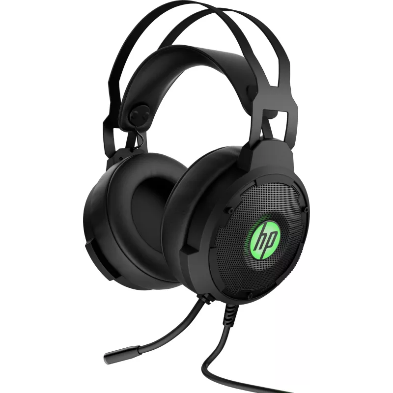 HP Pavilion Gaming headset 600, káblový, gaming, 360 g, headset, čierna, zelená