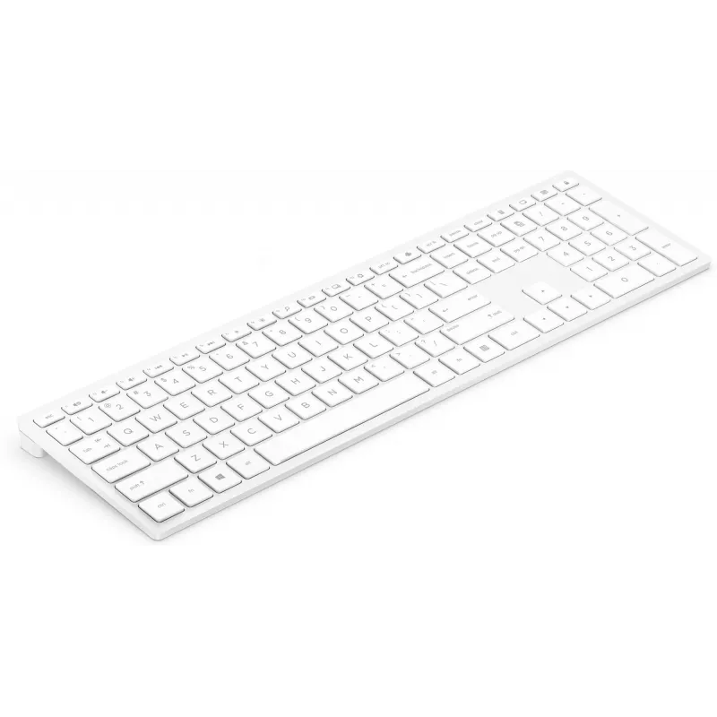 HP Pavilion bezdrôtová klávesnica 600 biela, plná veľkosť (100%), bezdrôtová, RF Wireless, mechanická, biela