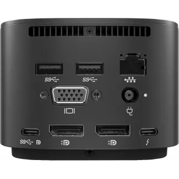 HP Thunderbolt Dock G2 s combo káblom, káblový, Thunderbolt, čierna, Kensington, Čína, HP