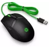 HP Pavilion Gaming myš 300, obojručná, optická, USB Type A, 5000 dpi, čierna, zelená