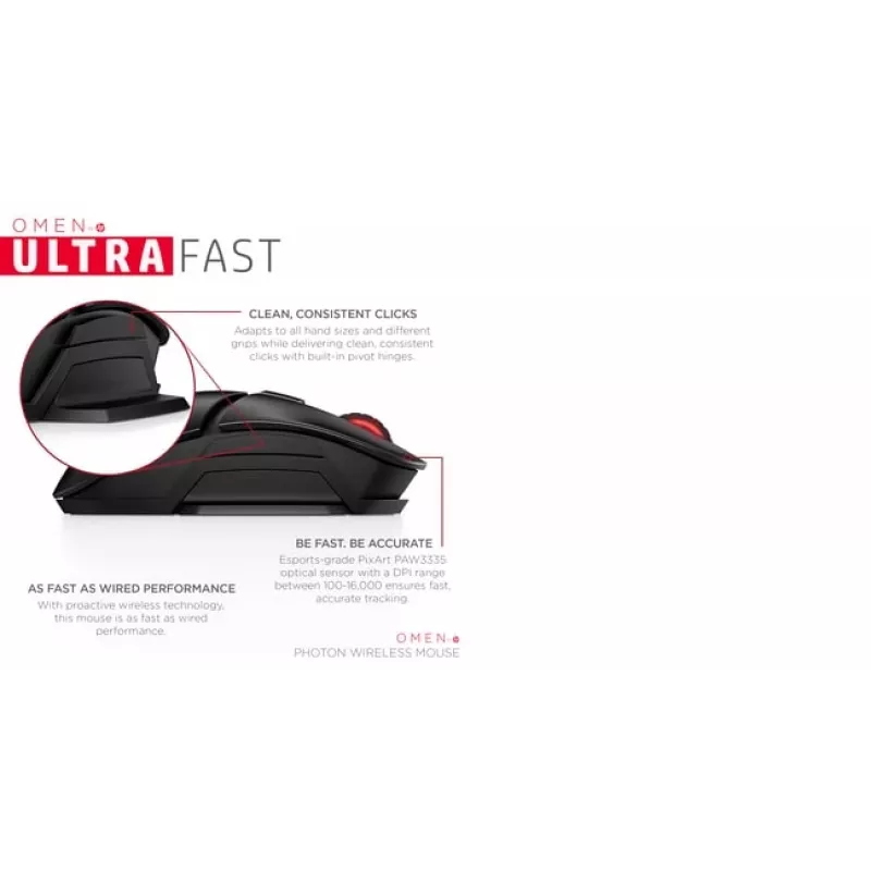 Myš HP OMEN by Photon Wireless Bluetooth USB Type-A