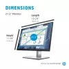 HP E-Series E22 G4 počítačový monitor 54,6 cm (21,5 inch) 1920 x 1080 pixelov Full HD LCD čierny, strieborný