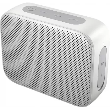 HP strieborný Bluetooth reproduktor 350, bezdrôtový, biely, univerzálny, vstavaná batéria, 180 g, 78,5 mm