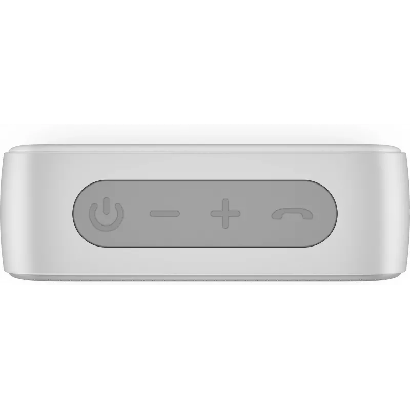 HP strieborný Bluetooth reproduktor 350, bezdrôtový, biely, univerzálny, vstavaná batéria, 180 g, 78,5 mm