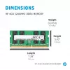 HP 286H5AA pamäťový modul 4 GB 1 x 4 GB DDR4 260-Pin SO-DIMM