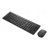 Lenovo 4X31R64462 klávesnica a myš v balení kancelárska RF Wireless + Bluetooth dánska čierna