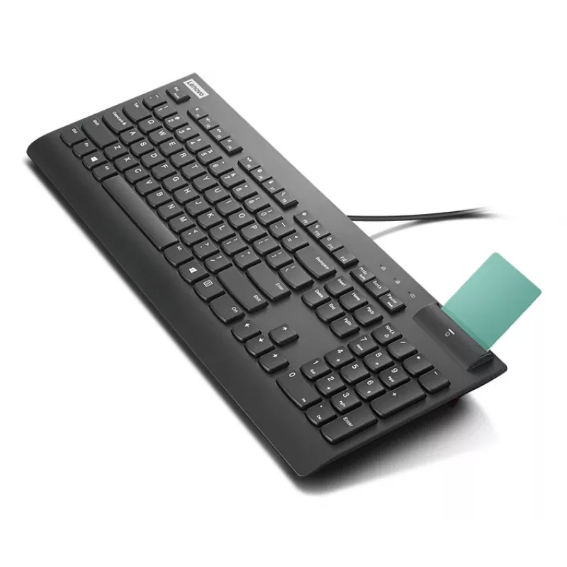 Lenovo Smartcard Wired II klávesnica domáca/kancelárska USB nordická čierna
