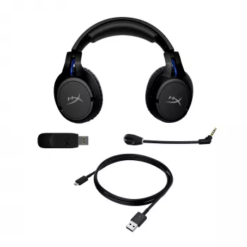 HyperX Cloud Flight – bezdrôtový herný headset (čierno-modrý) – PS5-PS4