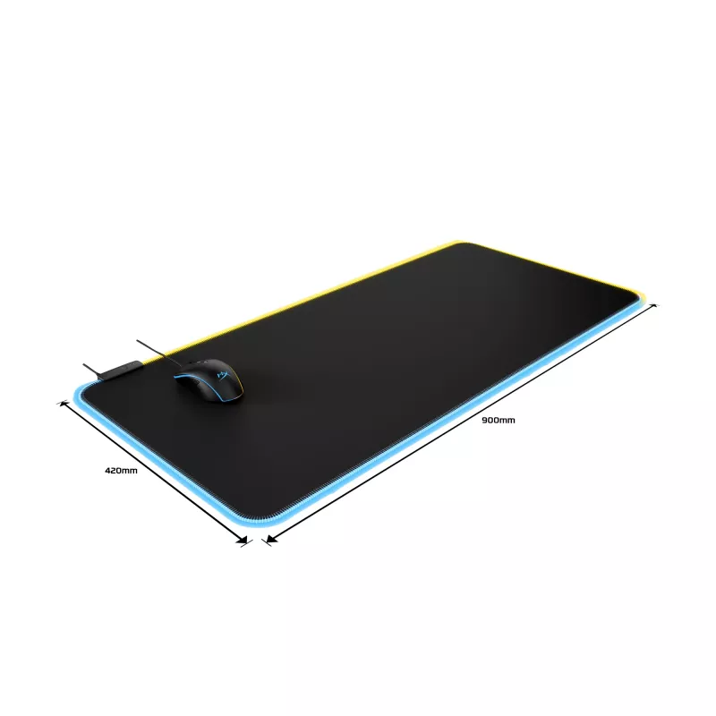 HyperX Pulsefire Mat – RGB podložka pod hernú myš – textil (XL)