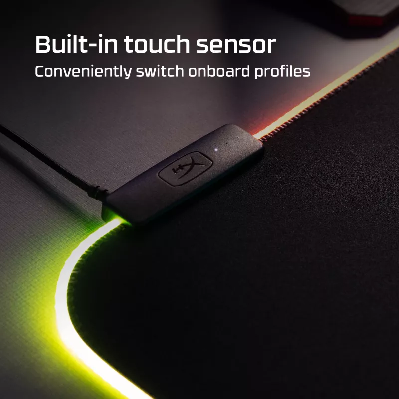 HyperX Pulsefire Mat – RGB podložka pod hernú myš – textil (XL)