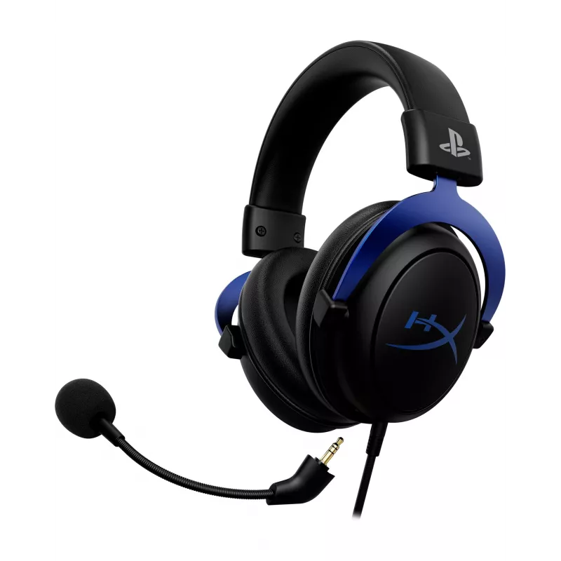 HyperX Cloud – herný headset – PS5-PS4 (čierno-modrý)