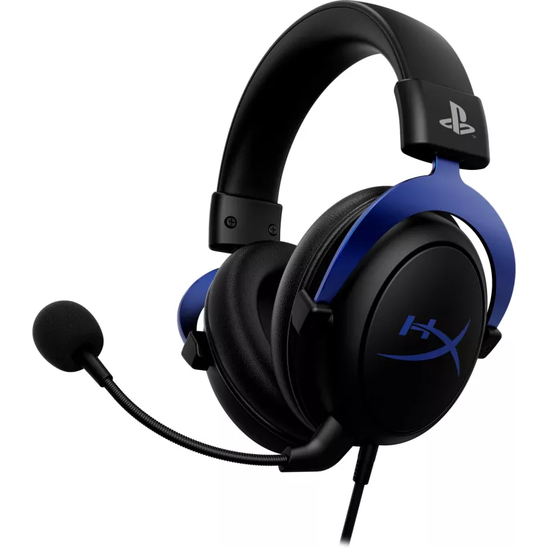 HyperX Cloud – herný headset – PS5-PS4 (čierno-modrý)